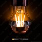 Immagine 3 - Daylight Lampadina E27 Filamenti LED 7W Bulb A60 con Calotta Ramata