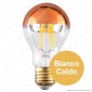Immagine 2 - Daylight Lampadina E27 Filamenti LED 7W Bulb A60 con Calotta Ramata