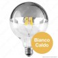 Immagine 2 - Daylight Lampadina E27 Filamenti LED 7W Globo G125 con Calotta