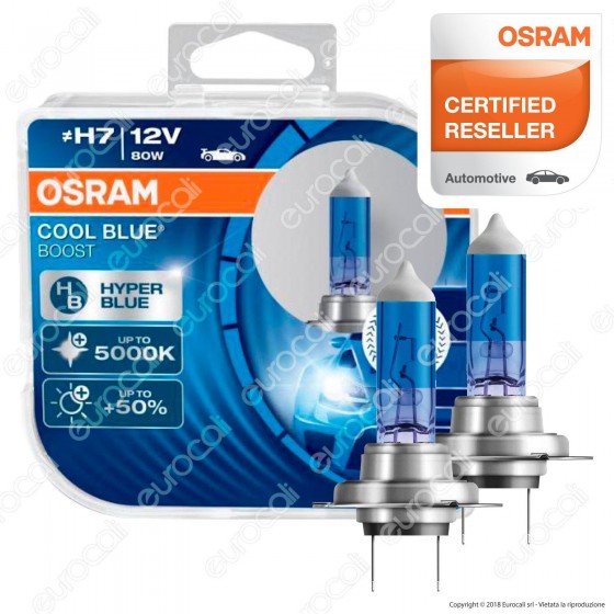 Osram Cool Blue Boost per Off Road - 2 Lampadine H7