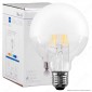 Ideal Lux Lampadina E27 Filamenti LED 8W Globo G95 con Calotta Satinata - mod. 157597