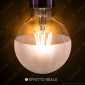 Immagine 3 - Ideal Lux Lampadina E27 Filamenti LED 8W Globo G95 con Calotta