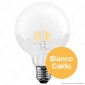 Immagine 2 - Ideal Lux Lampadina E27 Filamenti LED 8W Globo G95 con Calotta