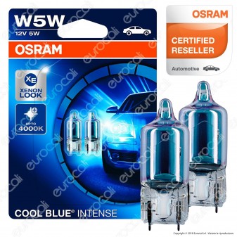 Osram Cool Blue Intense Effetto Xenon - 2 Lampadine W5W [TERMINATO]