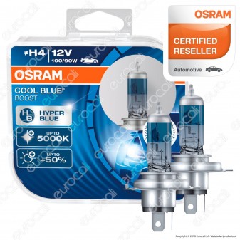Osram Cool Blue Boost per Off Road - 2 Lampadine H4