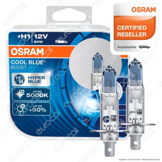 Osram Cool Blue Boost per Off Road - 2 Lampadine H1