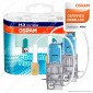 Osram Cool Blue Hyper+ Effetto Xenon HID per Off Road - 2 Lampadine H3 [TERMINATO]