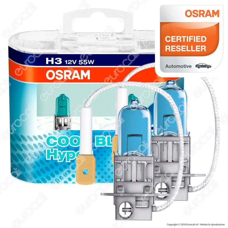Osram Cool Blue Hyper+ Effetto Xenon HID per Off Road - 2 Lampadine