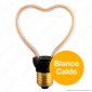 Immagine 2 - Segula Art Line Lampadina E27 Filamento LED Modellato 8W Forma Cuore