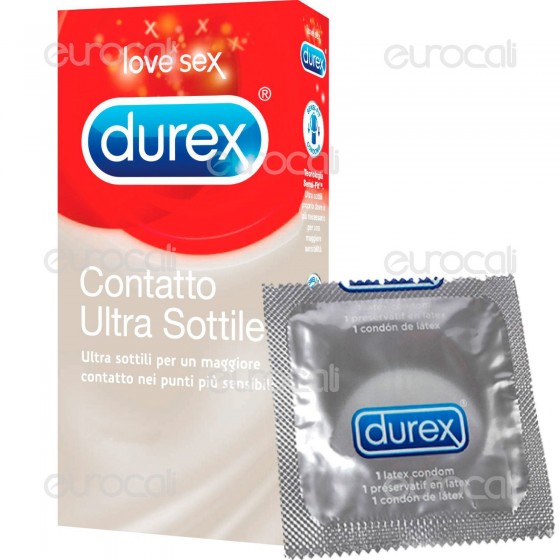 Preservativi Durex Contatto Ultra Sottile - Scatola 6 / 12 pezzi Preservativi Durex Contatto Ultra Sottile - Scatola 6 / 12 pezzi