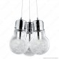 Ideal Lux Luce Max SP3 Lampadario in Metallo con Portalampada Attacco E27 - mod. 081762