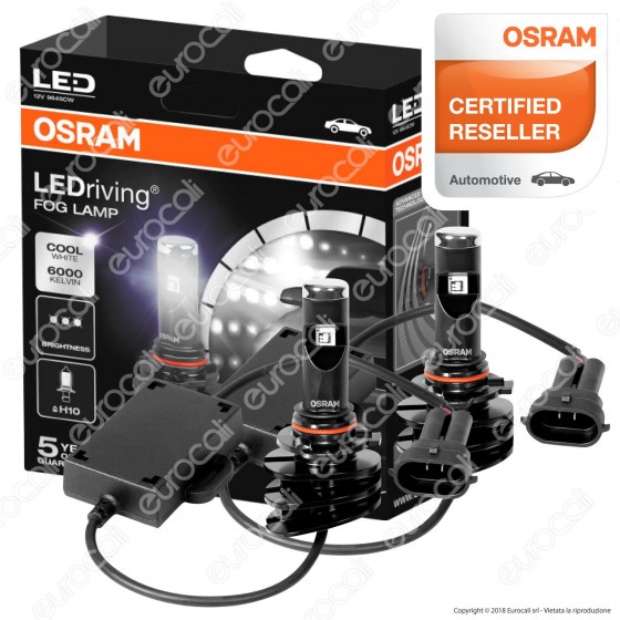 Osram LEDriving Fog Lamp Fari LED Antinebbia - 2 Lampadine H10