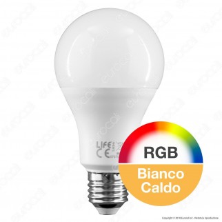 Life Lampadina LED Smart Life Wi-Fi E27 10W Bulb A70 RGB+W