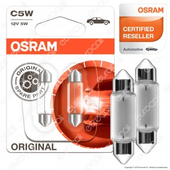 Osram Original Line 5W - 2 Lampadina C5W