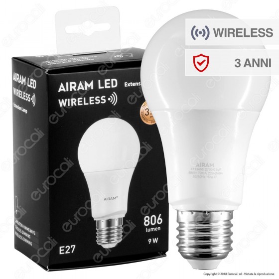 Bot Lighting Airam Extension Lamp Lampadina LED E27 9W Bulb A60 Bot Lighting Airam Extension Lamp Lampadina LED E27 9W Bulb A60