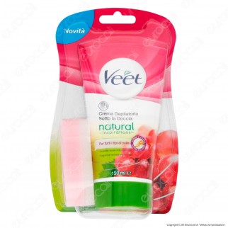 Veet Crema Depilatoria Sotto la Doccia Natural Inspirations per Tutti