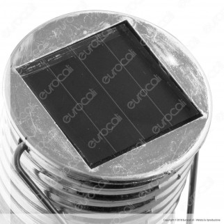 Velamp Lampada Filo MicroLED Forma Bulb da Giardino con Pannello