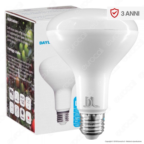 Daylight Lampadina LED E27 PAR LAMP 12W per Coltivazione Indoor Daylight Lampadina LED E27 PAR LAMP 12W per Coltivazione Indoor