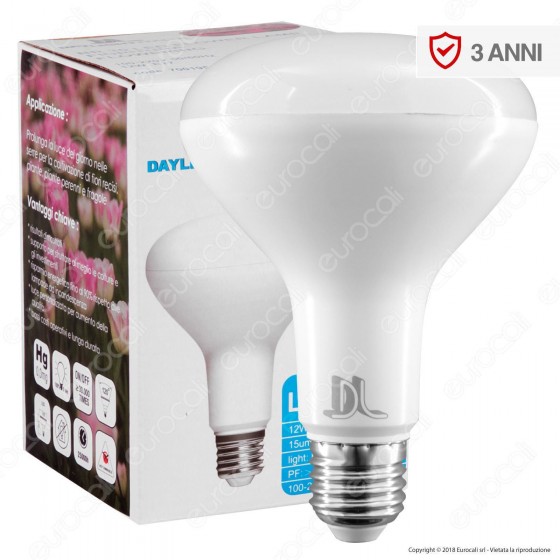 Daylight Lampadina LED E27 PAR LAMP 12W per Coltivazione Indoor Daylight Lampadina LED E27 PAR LAMP 12W per Coltivazione Indoor