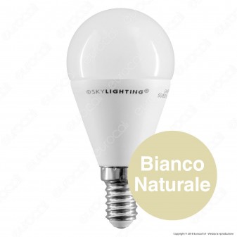 SkyLighting Lampadina LED E14 8W MiniGlobo P45 - mod. G45PA-1408