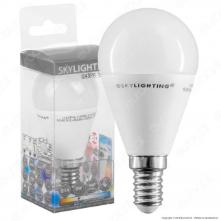 SkyLighting Lampadina LED E14 8W MiniGlobo P45 - mod. G45PA-1408