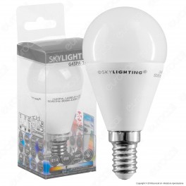 SkyLighting Lampadina LED E14 8W MiniGlobo P45 - mod. G45PA-1408