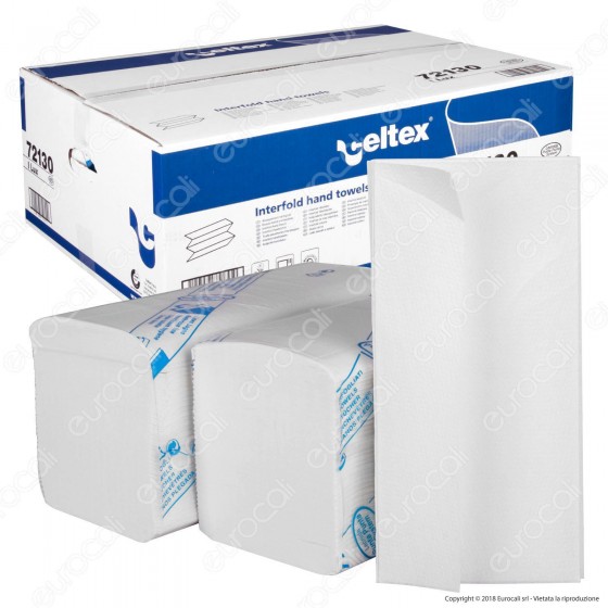 Celtex I Lux Asciugamano Interfogliato - 20 Confezioni da 160 Fogli Celtex I Lux Asciugamano Interfogliato - 20 Confezioni da 160 Fogli