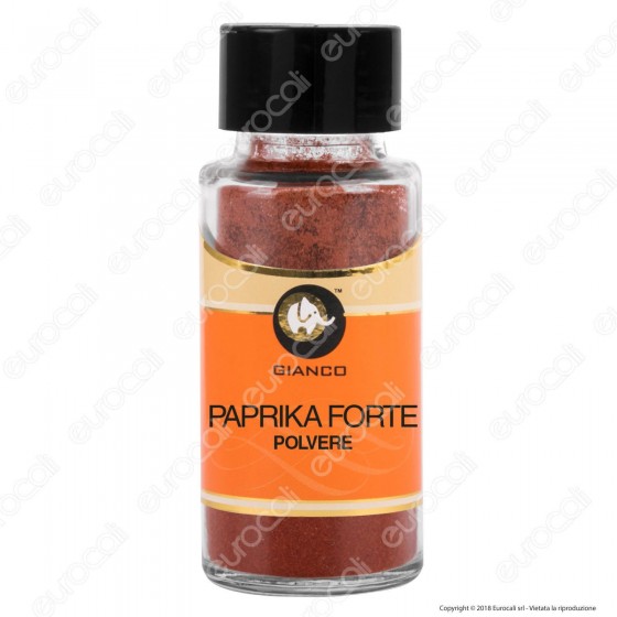 Gianco Paprika Forte in Polvere - Vasetto in Vetro Gianco Paprika Forte in Polvere - Vasetto in Vetro