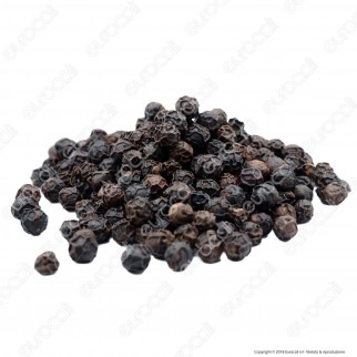 Gianco Pepe Nero in Grani - Vasetto in Vetro con Tappo Macina