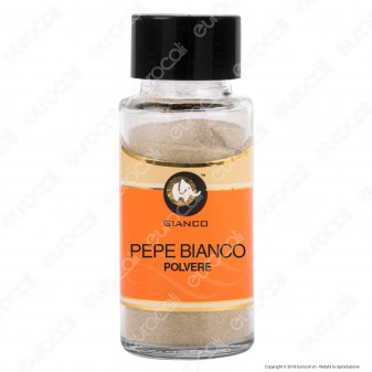 Gianco Pepe Bianco in Polvere - Vasetto in Vetro
