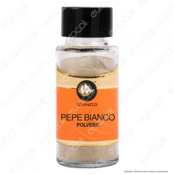 Gianco Pepe Bianco in Polvere - Vasetto in Vetro