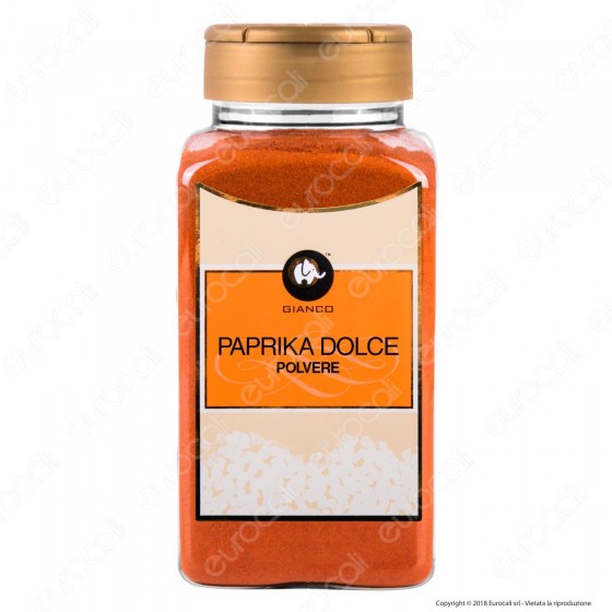 Gianco Paprika Dolce in Polvere - Maxi Barattolo da 800 ml Gianco Paprika Dolce in Polvere - Maxi Barattolo da 800 ml