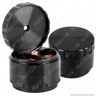 Grinder Tritatabacco 4 Parti in Metallo - con Chiave per Smontaggio