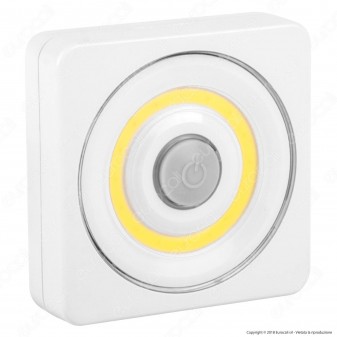 Velamp Touch LED a Batteria con Interruttore in Gomma - mod. 39.LED3342