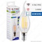 V-Tac PRO VT-264 Lampadina LED E14 4W Candela Fiamma Filament Chip Samsung - SKU 275 [TERMINATO]