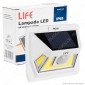 Immagine 1 - Life Lampada LED da Muro 7W con Pannello Solare e Sensore di