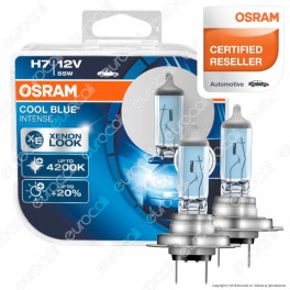 Osram Cool Blue Intense Effetto Xenon - 2 Lampadine H7 [TERMINATO]