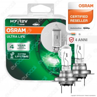 Osram Ultra Life - 2 Lampadine H7