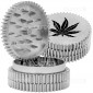 Grinder Leaf Tritatabacco 3 Parti in Metallo - Bordo Zigrinato [TERMINATO]