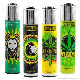 Clipper Large Fantasia Green Friendly - 4 Accendini [TERMINATO]
