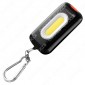 CFG Pocket LED Torcia LED COB Tascabile con Magnete Colore Nero - Batteria Inclusa