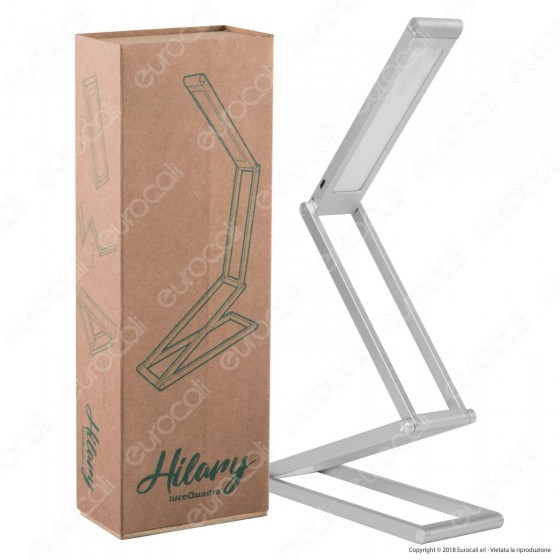CFG Luce Quadra Hilary Lampada da Tavolo LED 3W Snodabile Dimmerabile CFG Luce Quadra Hilary Lampada da Tavolo LED 3W Snodabile Dimmerabile