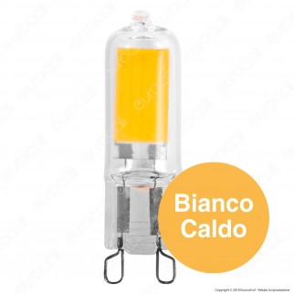 Silvanylux Lampadina LED G9 3,5W Bulb in Vetro - mod. GRN871