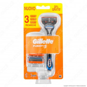 Gillette Fusion 5 Rasoio a 5 Lame