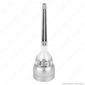 Atomic Grinder Tritatabacco 3 Parti in Metallo e Plastica con Cono
