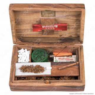 Original Kavatza Holz Blume Box Stazione di Rollaggio in Legno