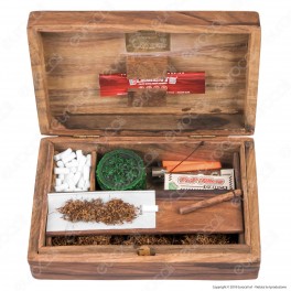 Original Kavatza Holz Blume Box Stazione di Rollaggio in Legno