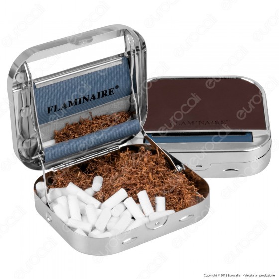 Flaminaire Rapid Leather Rollatore Tabacchiera per Cartine Corte Flaminaire Rapid Leather Rollatore Tabacchiera per Cartine Corte