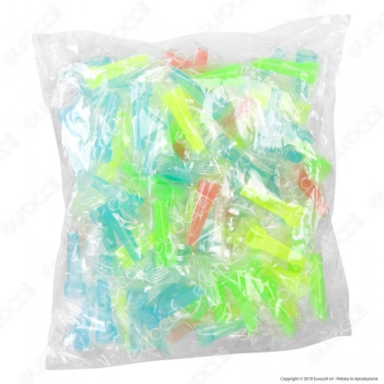 100 Beccucci Colorati di Ricambio per Narghilè 100 Beccucci Colorati di Ricambio per Narghilè