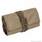 Immagine 1 - Il Morello Pocket Mini Portatabacco in Vera Pelle Colore Beige e